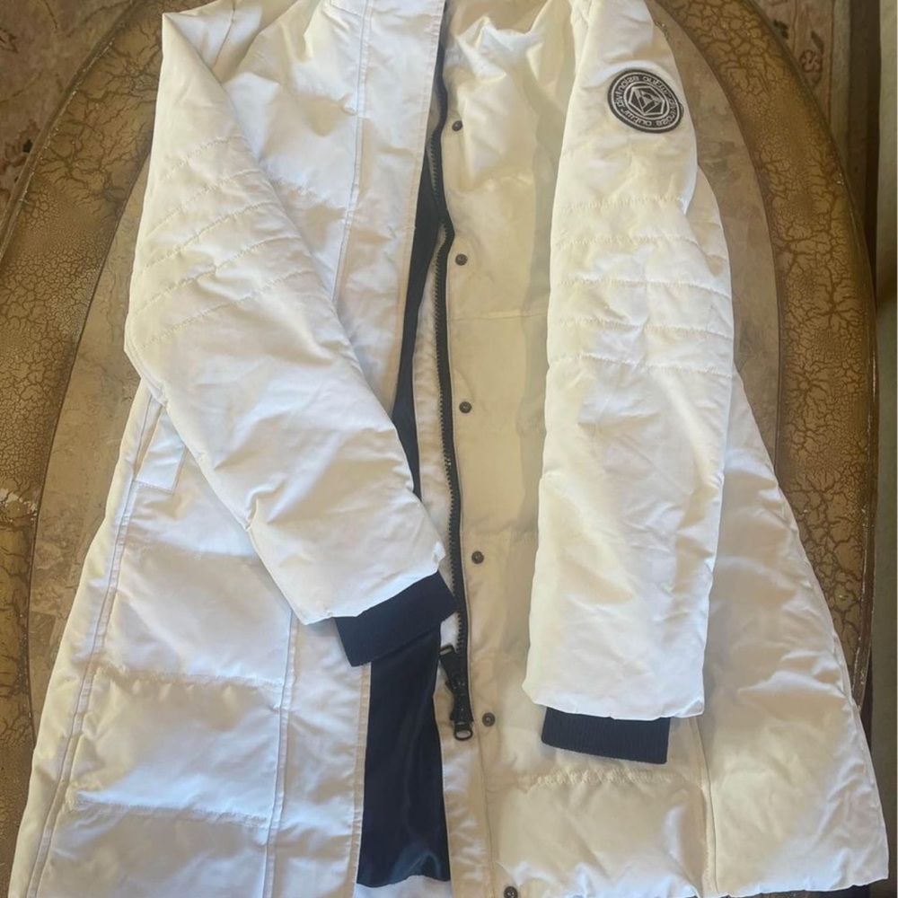 Noize White Parka Size Large - image 8